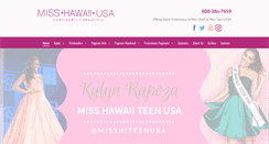 Desktop Screenshot of misshawaiiusa.com