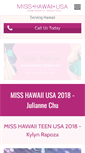 Mobile Screenshot of misshawaiiusa.com